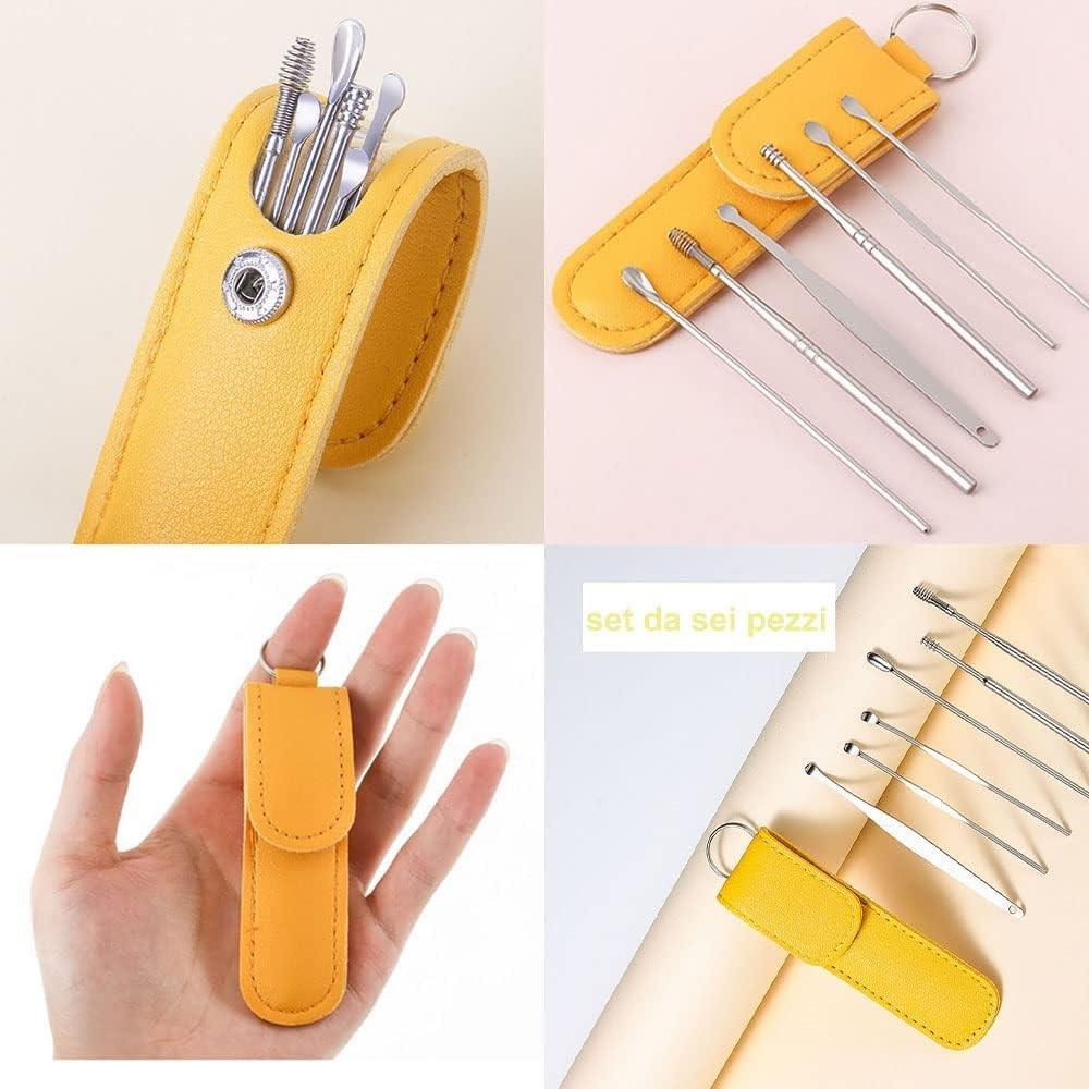 Ear Wax 6 PCs Cleaning Pick Tool Kit