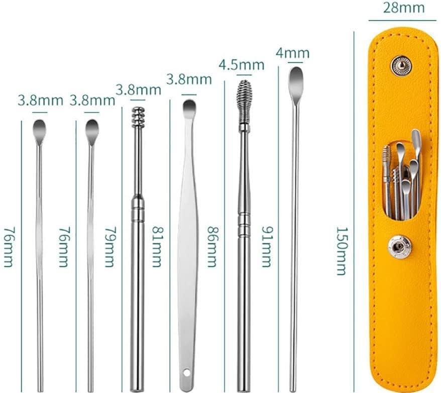 Ear Wax 6 PCs Cleaning Pick Tool Kit