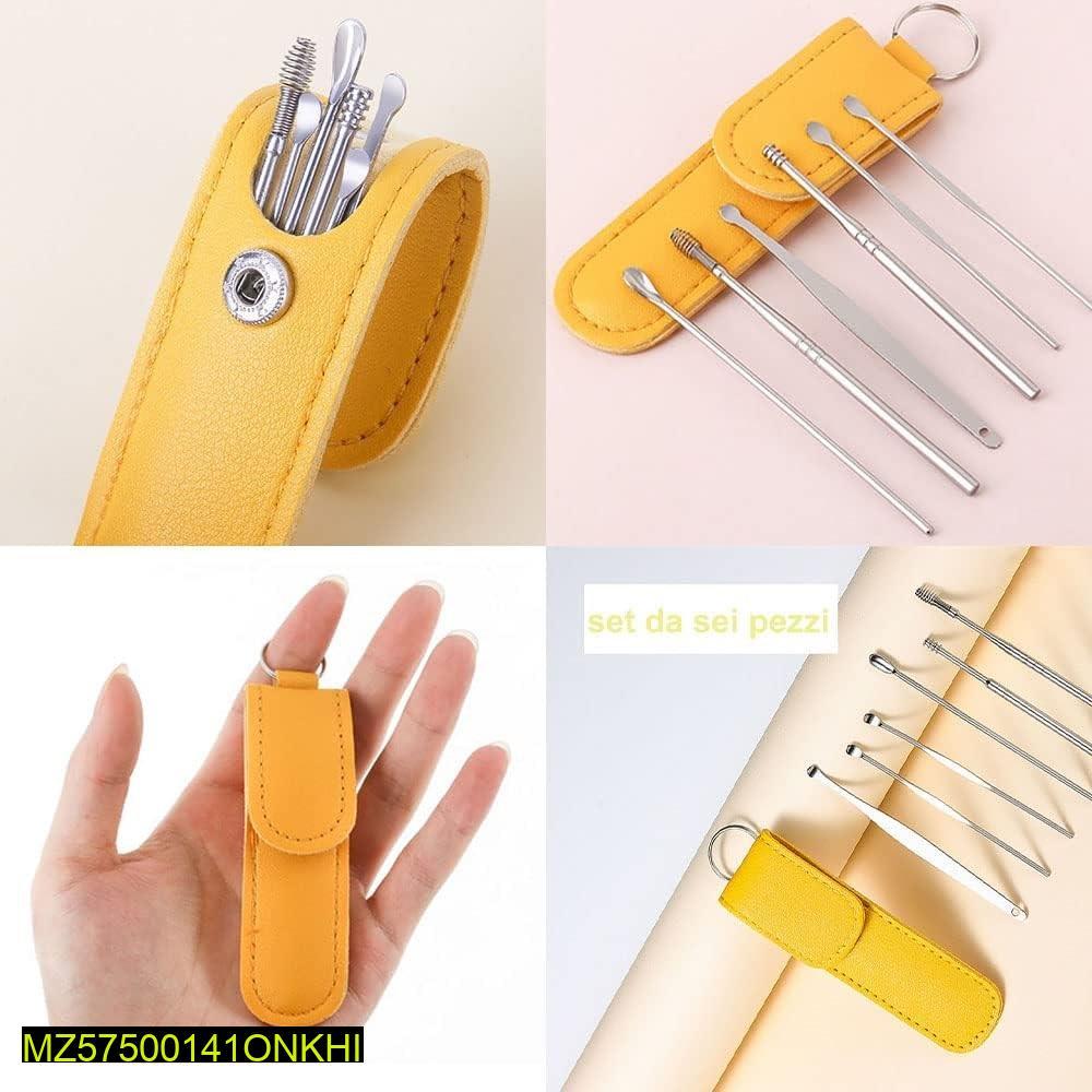 Ear Wax 6 PCs Cleaning Pick Tool Kit