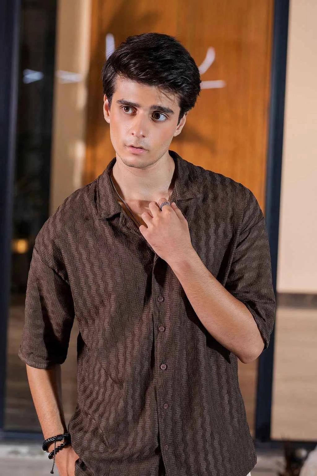 Rustline Cocoa short sleeves Shirt