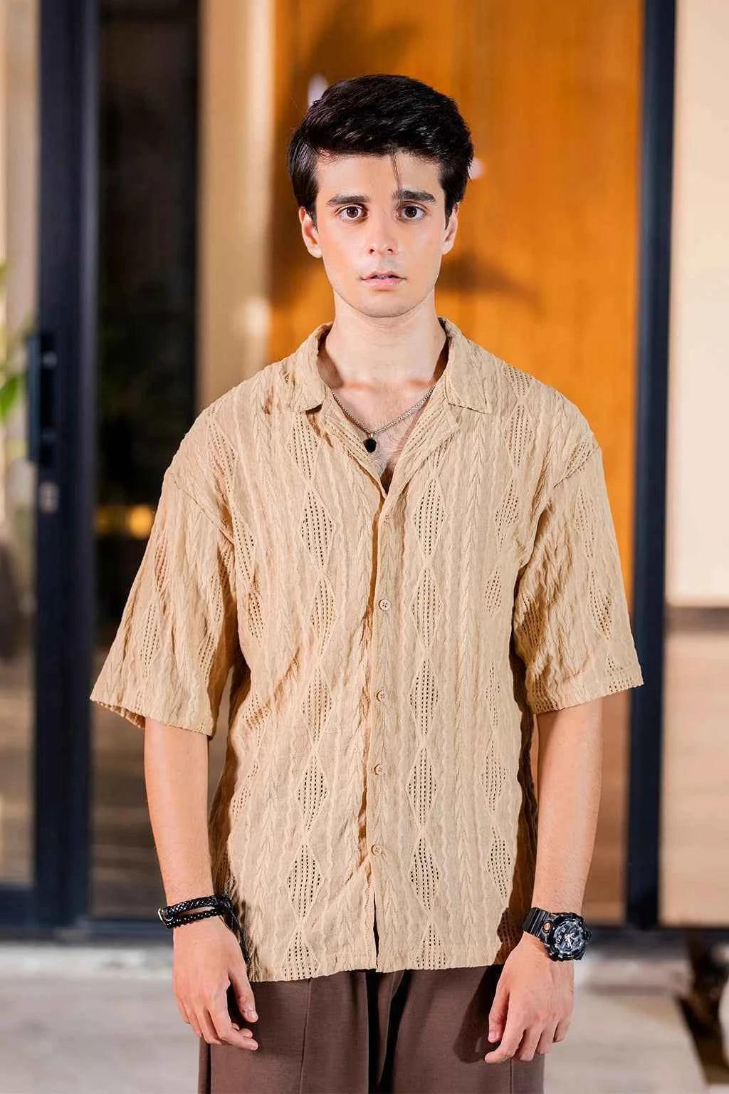 Rustline Cocoa short sleeves Shirt