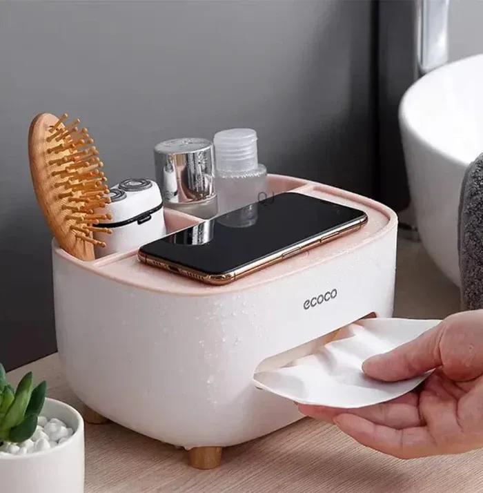 Stylish White Tissue Box
