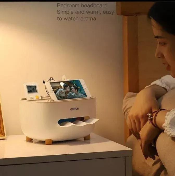 Stylish White Tissue Box